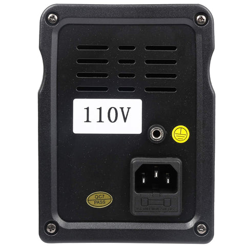LRT 858D automatic cold air function helps extend heating element life