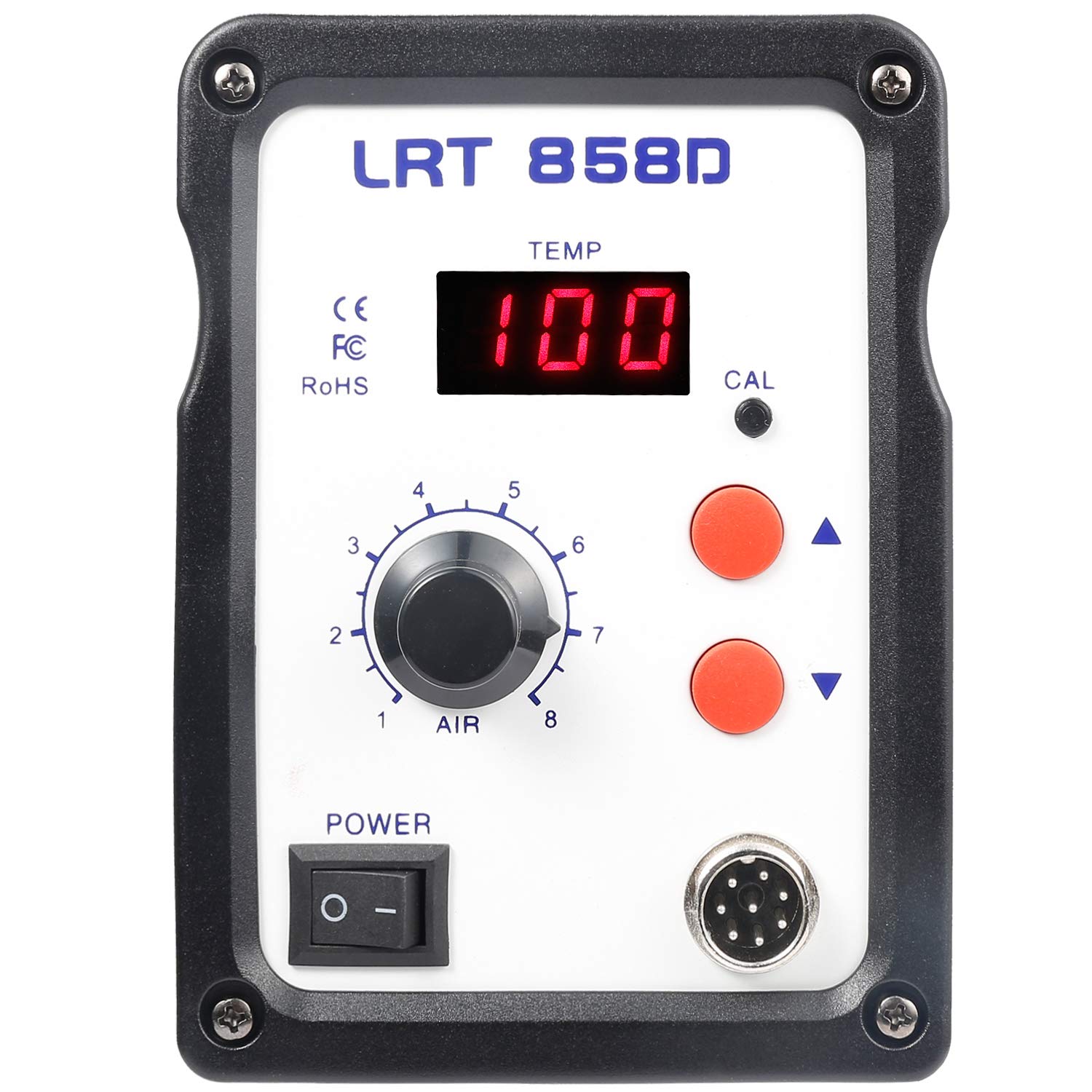 LRT 858D hot air handle with sensor switch enabling instant work mode