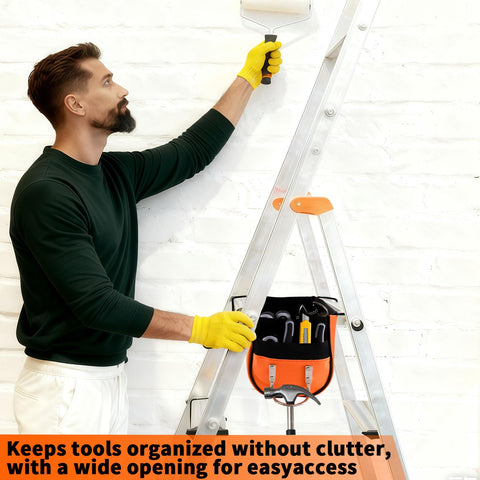 LRWZOV On-ladder setup shows practical organization during tasks