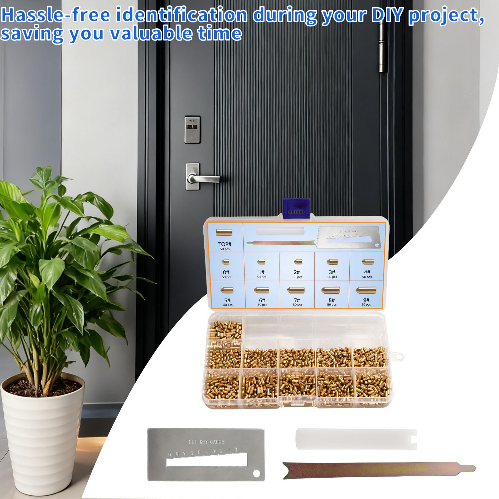 LRWZOV home security improvement with DIY rekey options
