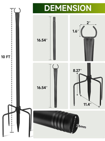 LRYXEG string light poles night ambiance for outdoor lighting