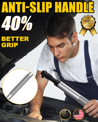 LSFYVM offset extension wrench alloy-steel construction withstands impact during heavy use.