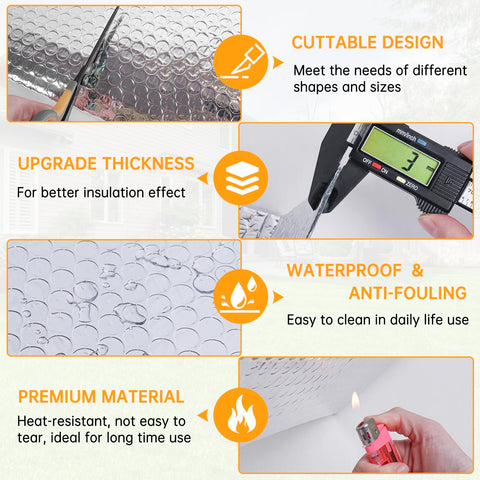 LSGCQ aluminum film layer blocks heat while preserving interior comfort and visibility.