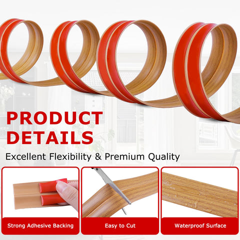 LSGCQ corner molding with adhesive back demonstrates quick, secure installation on smooth surfaces.