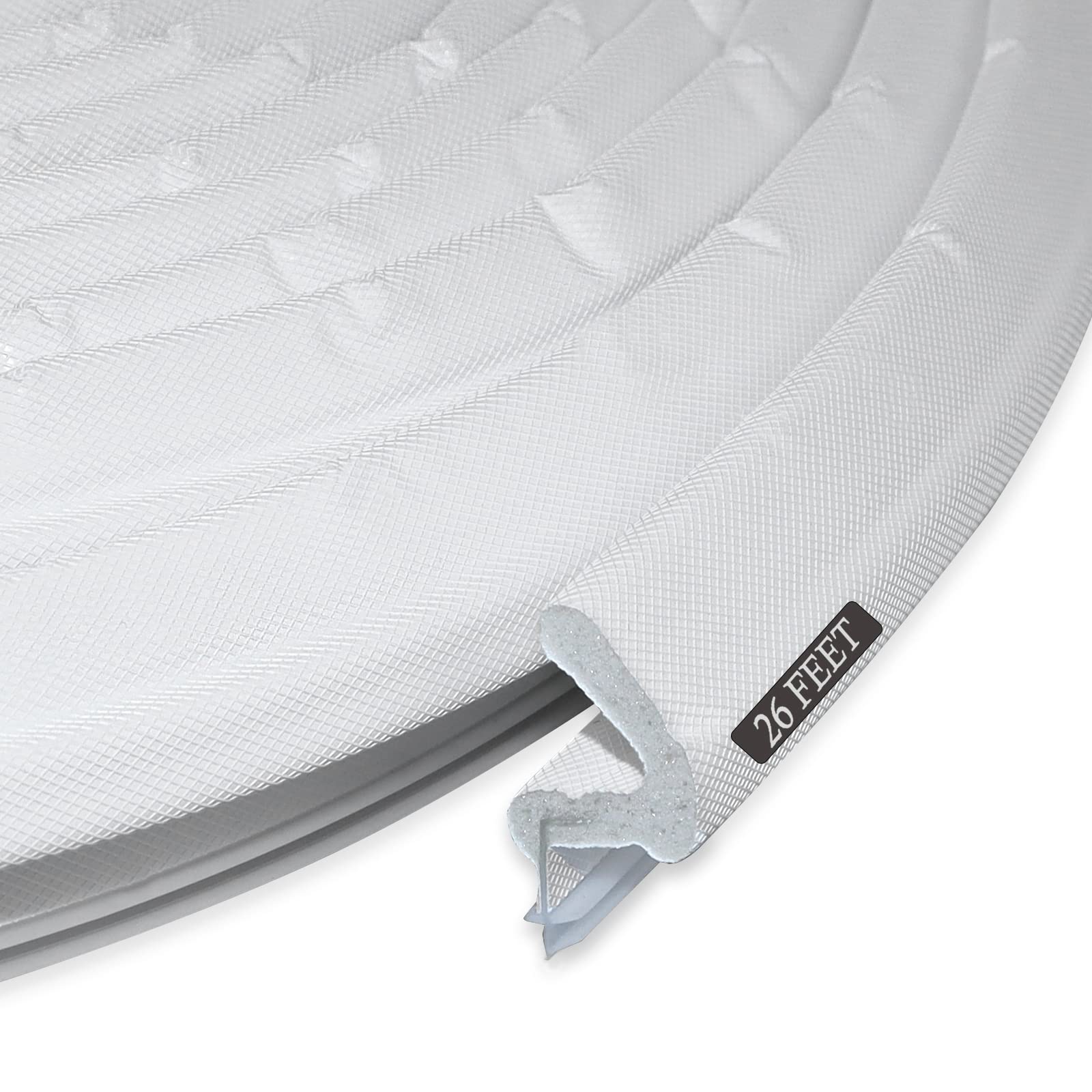 LSGCQ kerf weather strip 26ft fits door grooves for durable sealing.