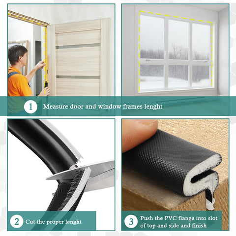 LSGCQ no adhesive installation for a clean, secure seal.
