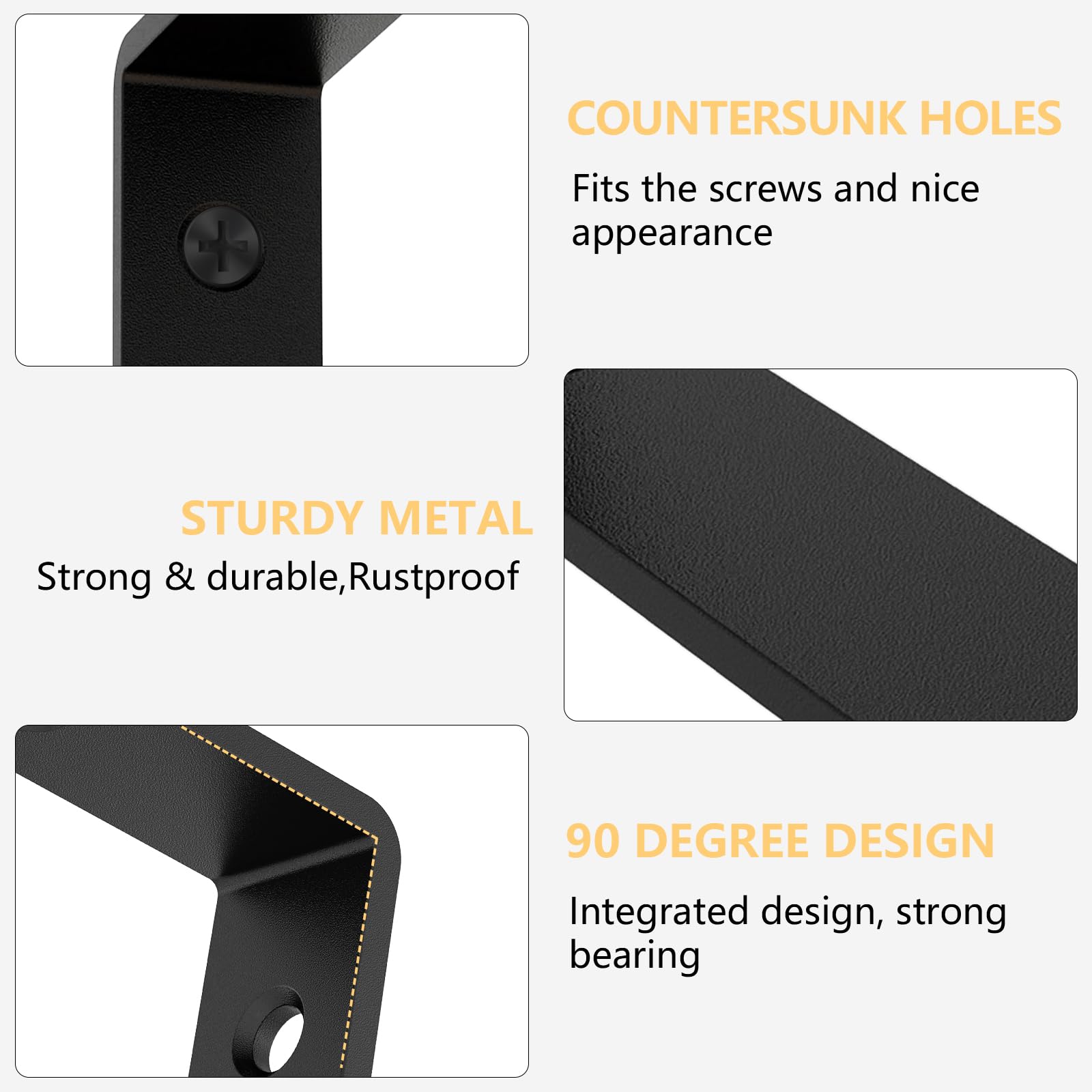 90-degree angle design of LSK brackets ensures reliable corner support.