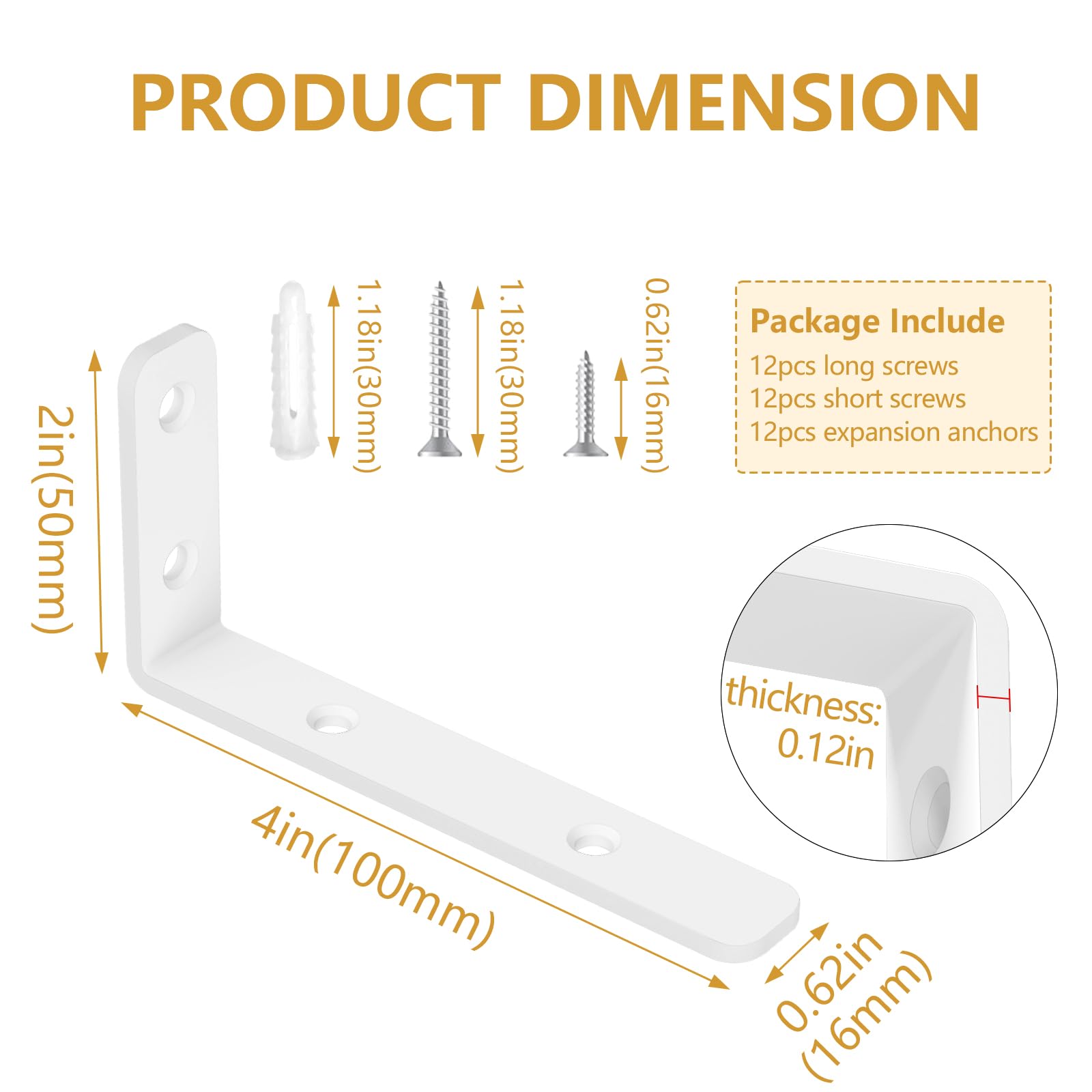 LSK bracket shows hidden screw holes for a clean, seamless mounting on walls