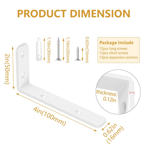 LSK bracket shows hidden screw holes for a clean, seamless mounting on walls