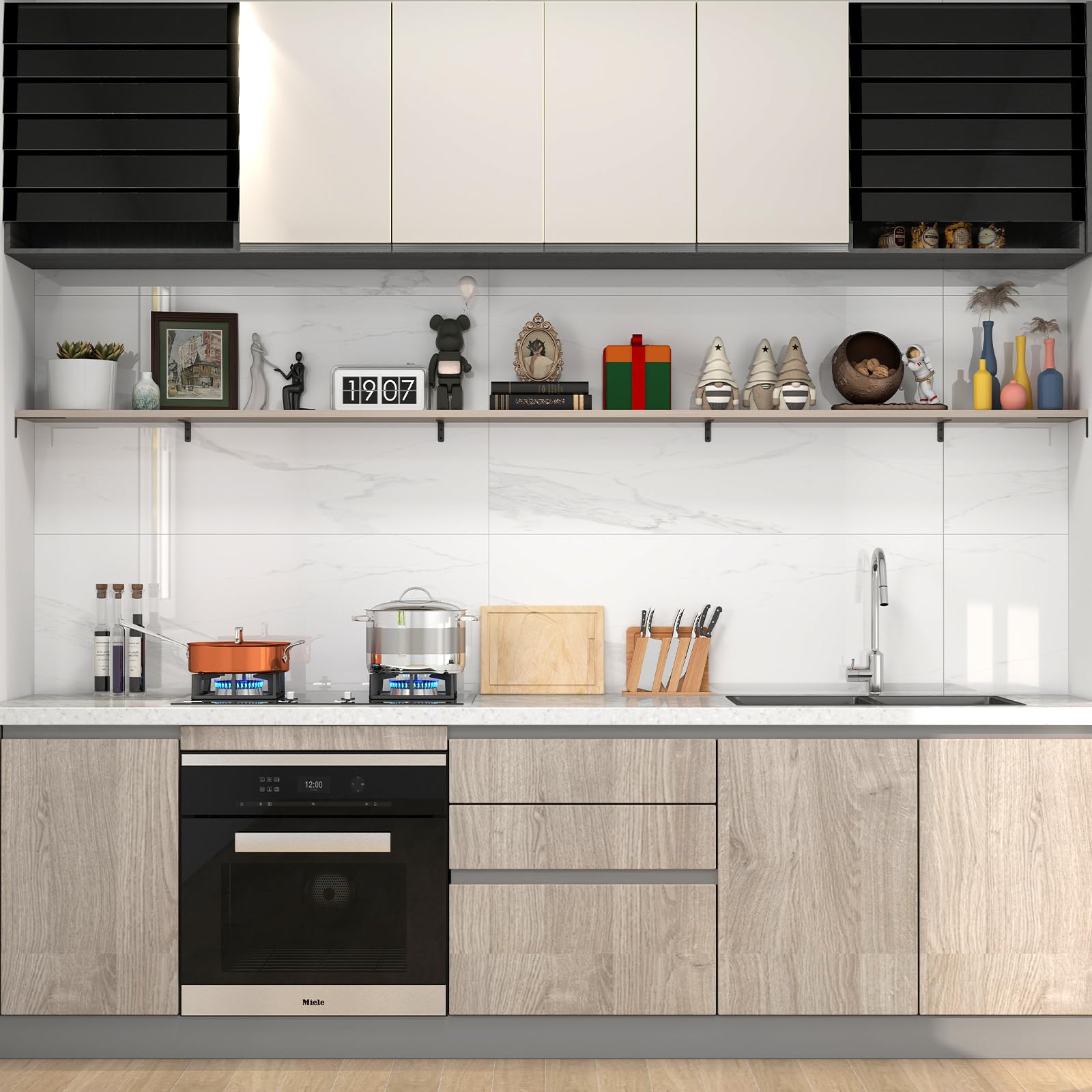 LSK brackets suitable for wall shelves and storage installations in homes.