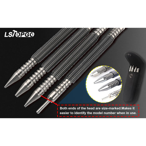 LSTOPGO portable set in belt clip highlighting on-the-job convenience.