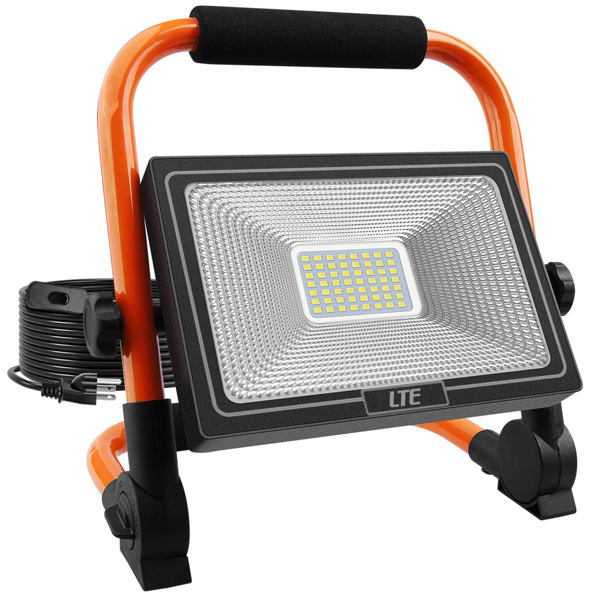 LTE Lighting Even 50W LED work light – front view for garage illumination and efficiency.