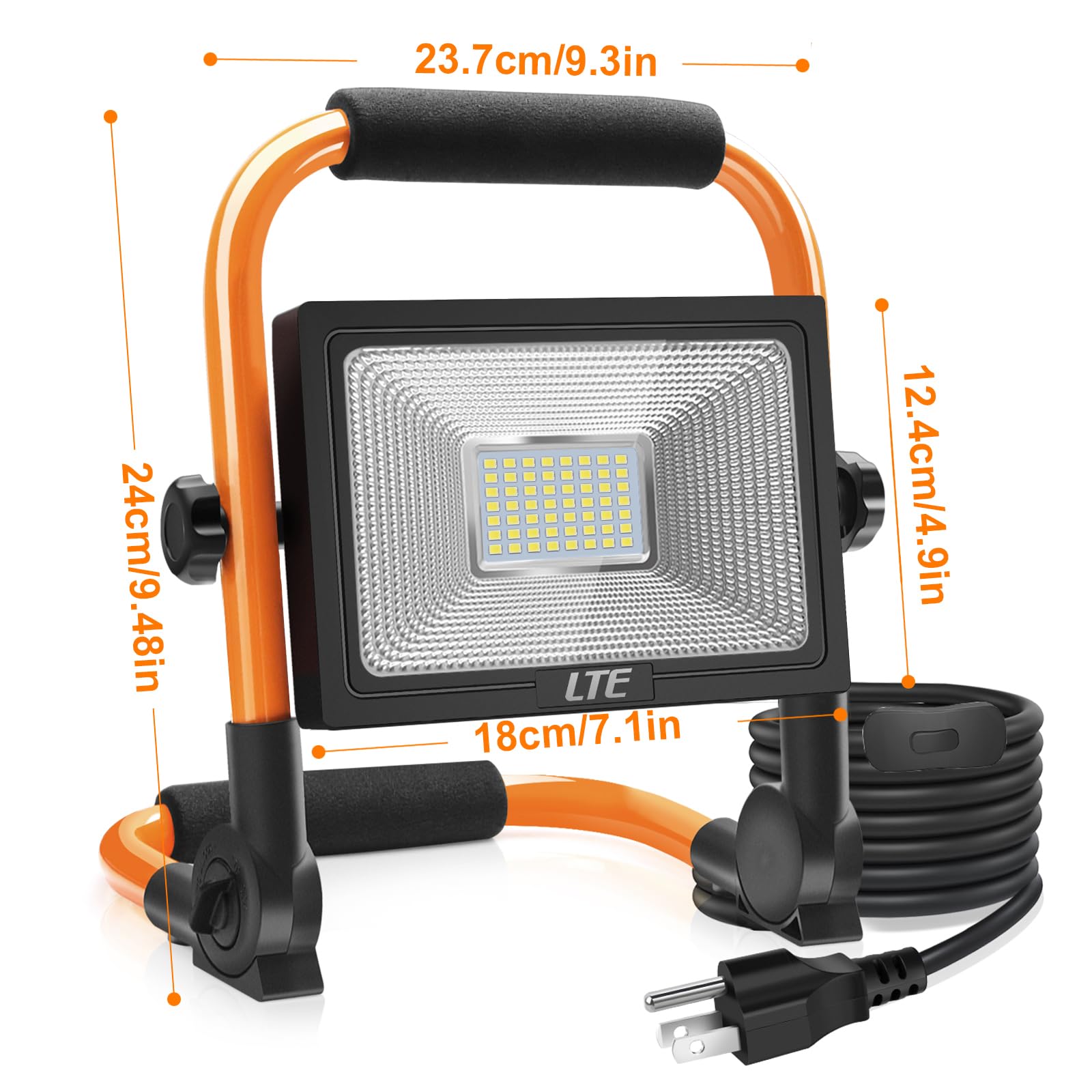 LTE Lighting Even 50W LED work light – must-have in the garage for clear visibility.