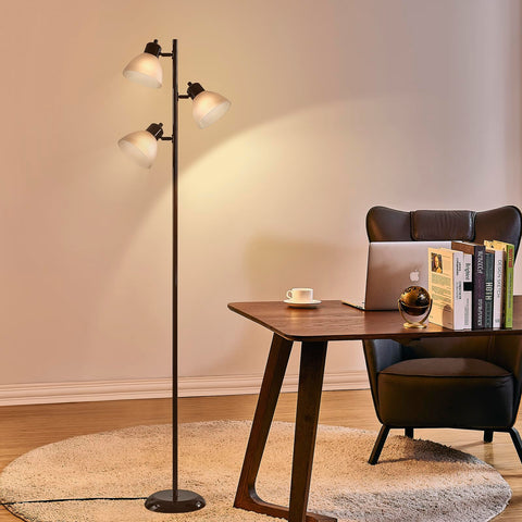 LTGSRC Modern Tree Floor Lamp features a sturdy base to prevent tipping.