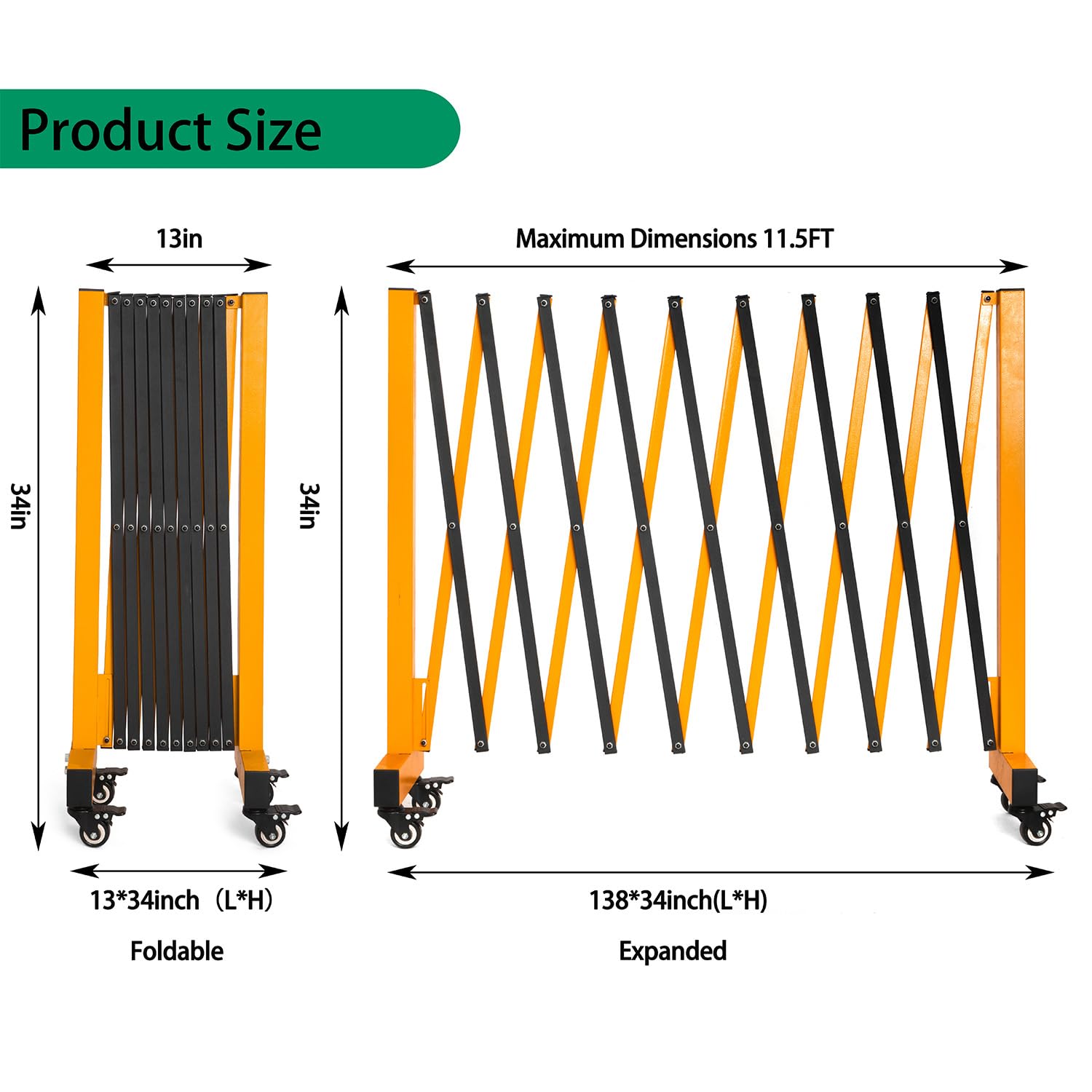 LTSEAME barrier gate folded compact for easy transport and storage between deployments.