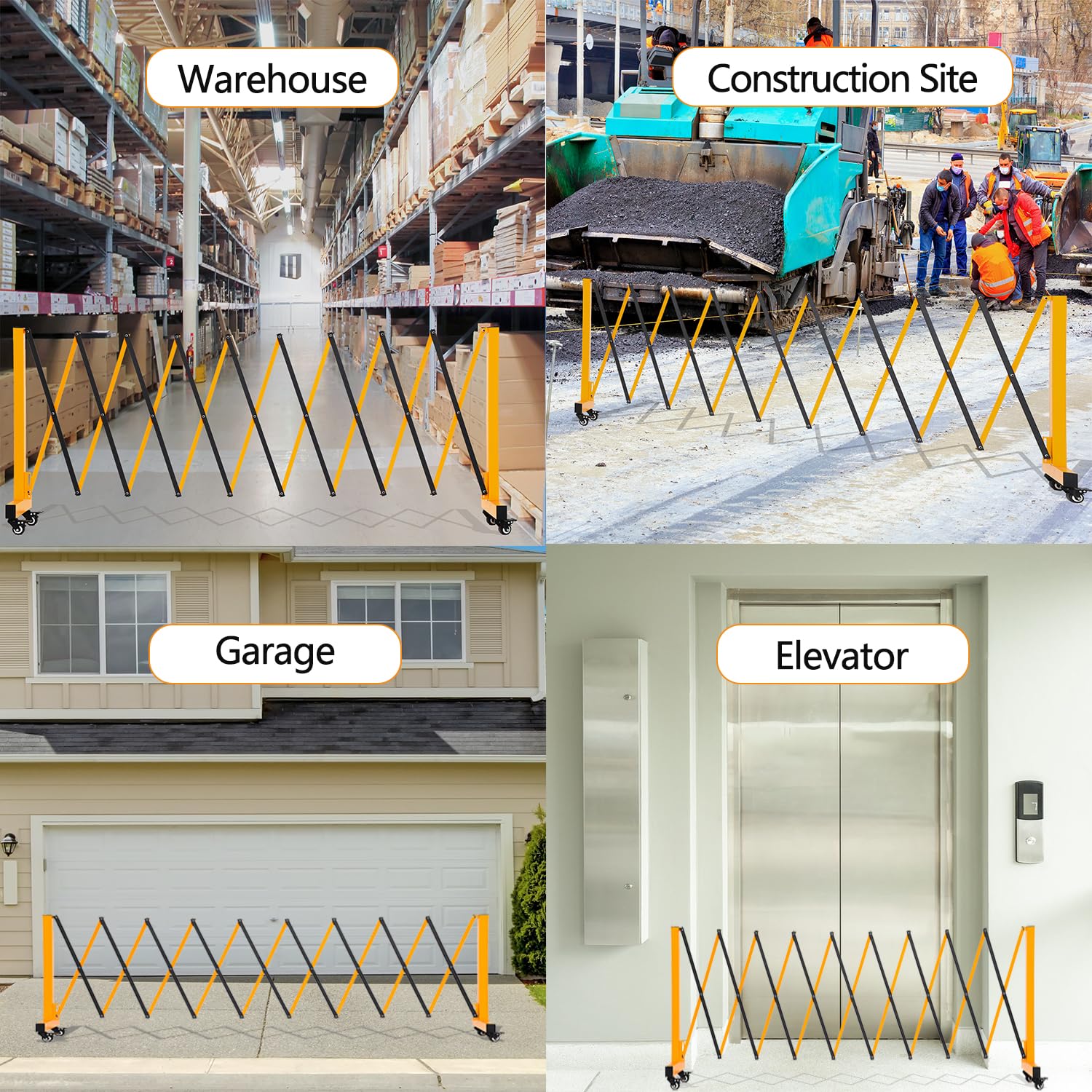 LTSEAME retractable design helps quickly block off areas while keeping pathways clear.