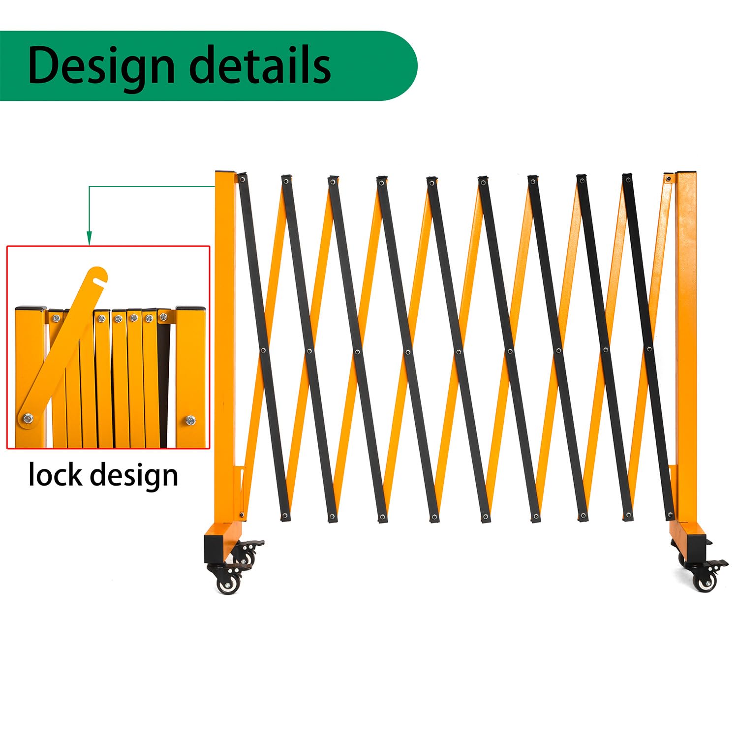 LTSEAME barrier gate wheels enable smooth, quiet operation for quick setup.