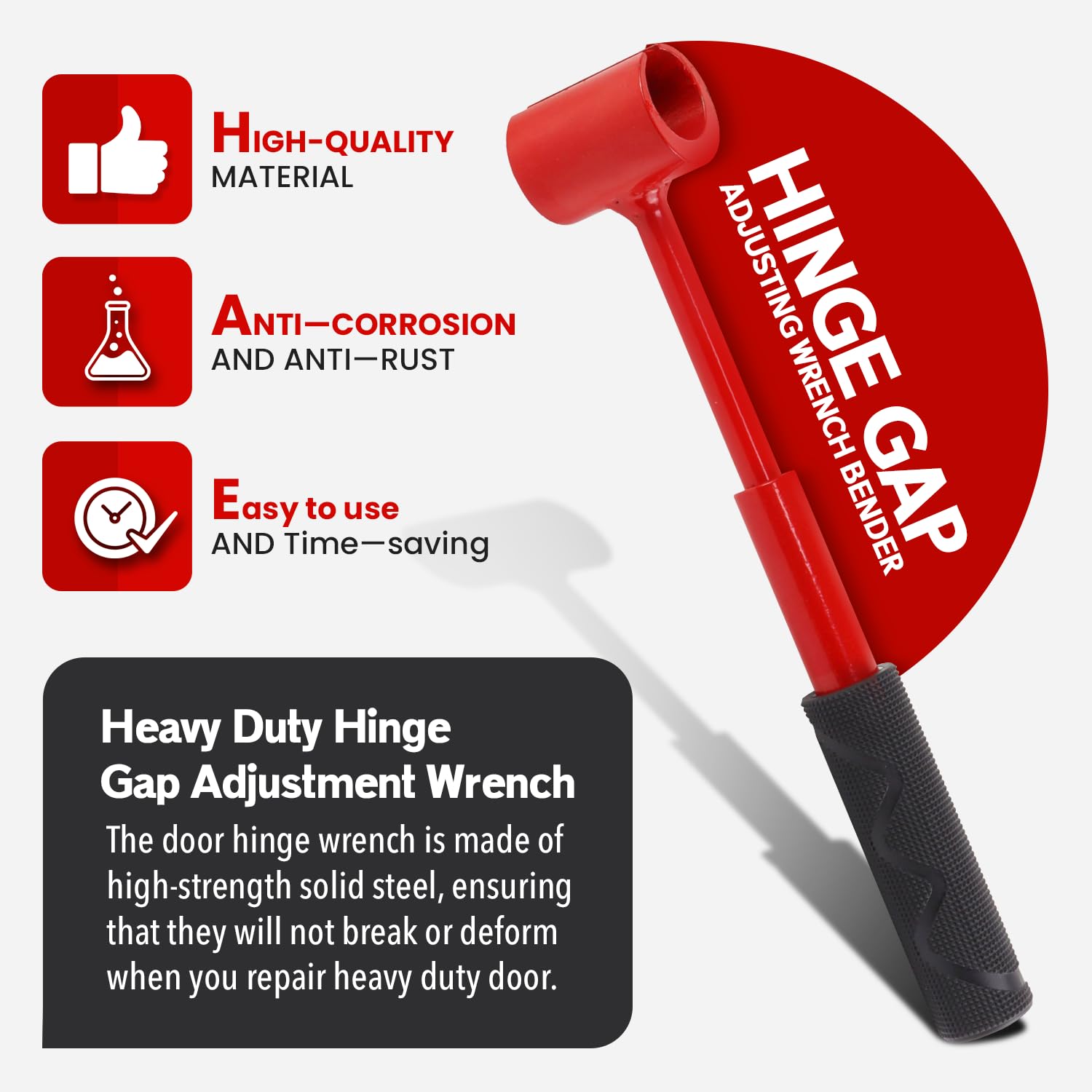 LU-CAIBO ergonomic grip handle offers comfortable, slip-free control