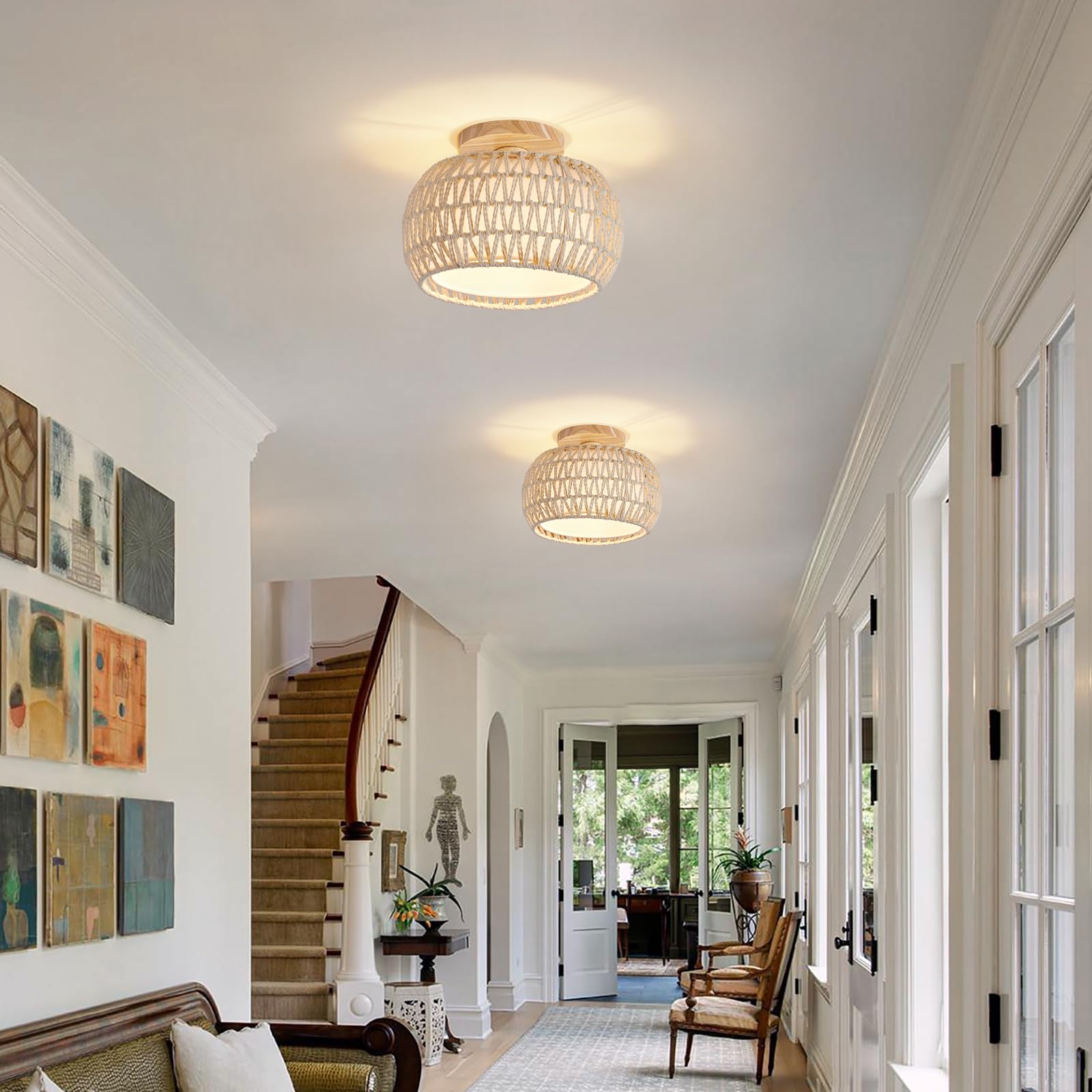 Luafac white coastal kitchen light brightens counters with natural texture