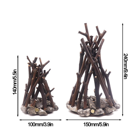 Lubocrat campfire lamp crackle sound enhances relaxation and mood.