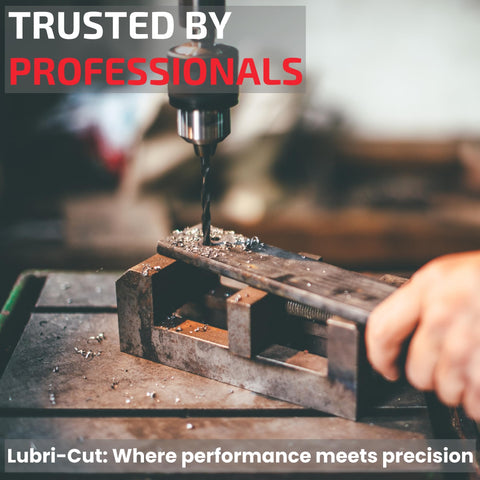 Lubri-Cut paste during milling supports stable feeds and finer surface finish
