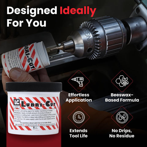 Lubri-Cut paste on a saw blade enables smoother cuts and longer blade life