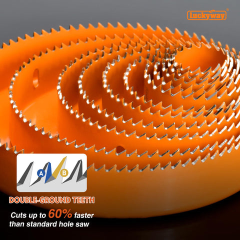 Luckyway Carbon steel blades with rust-resistant coating for durability