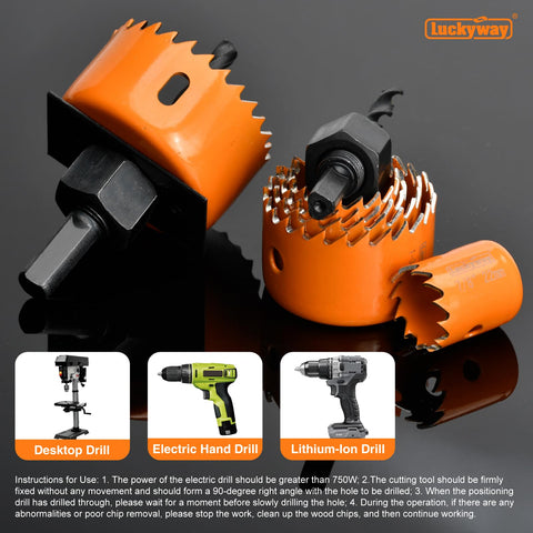 Luckyway Pressure plates stabilize large-diameter cuts for accuracy