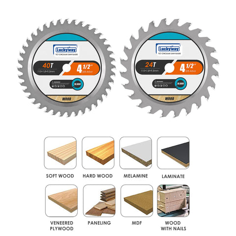 Luckyway tungsten carbide blades pack for durable, long-lasting cuts