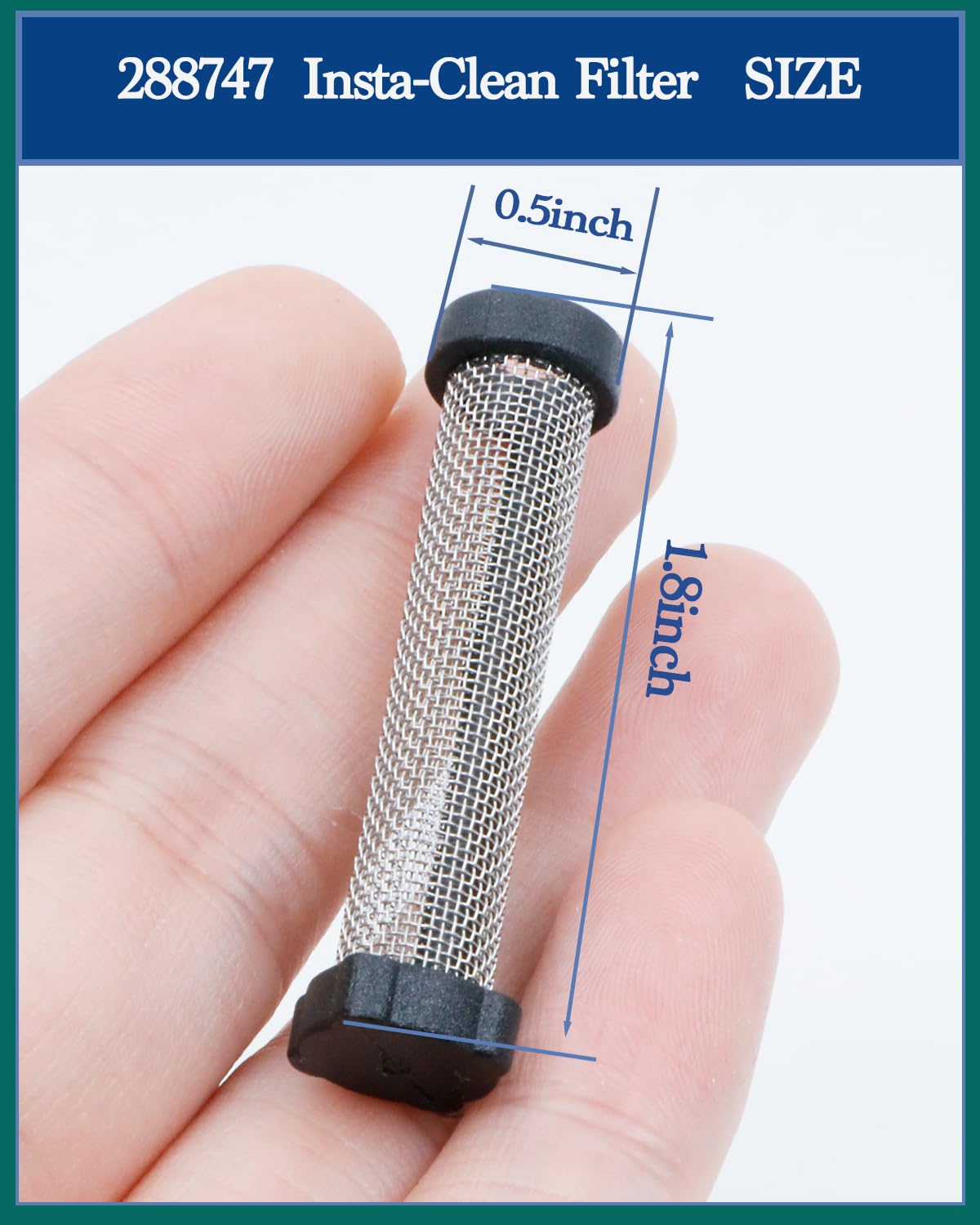 LUCKXUANYUAN 100 mesh filter minimizes clogs for finer finishes