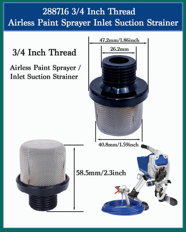 LUCKXUANYUAN 40 mesh manifold filter improves filtration during spraying