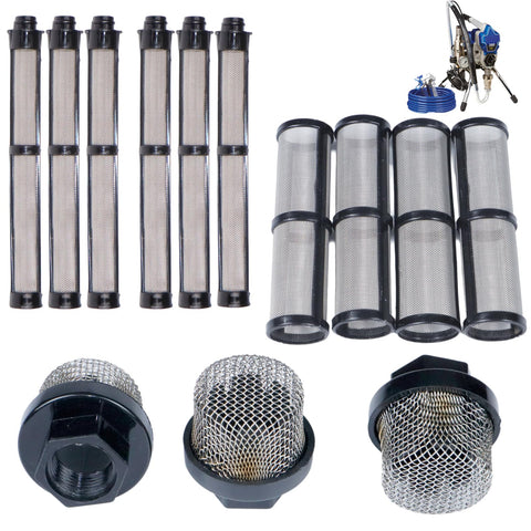 LUCKXUANYUAN suction tube filter screen improves paint flow for smoother spraying.
