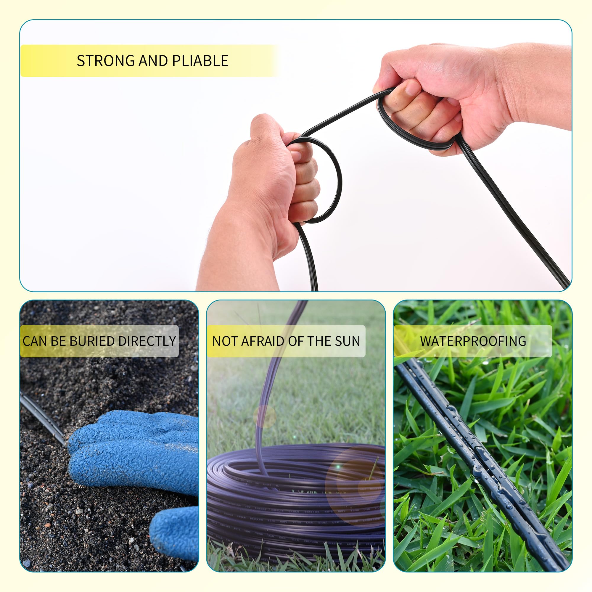 LUCKY TL wire ends with rough surface for easy identification