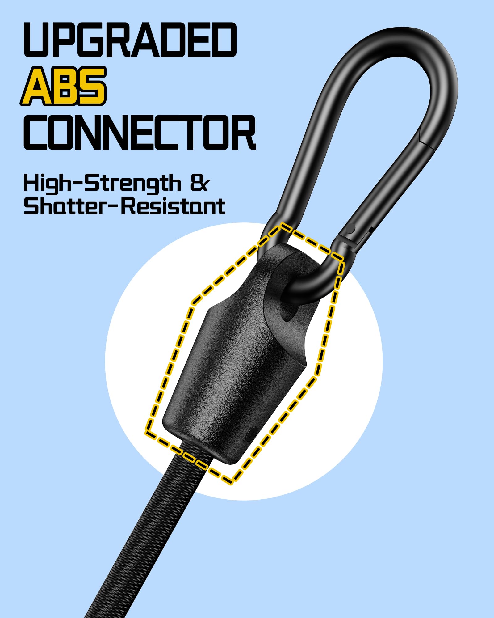LuckyStraps twelve-inch cords eight-pack for reliable lengths on multiple loads.