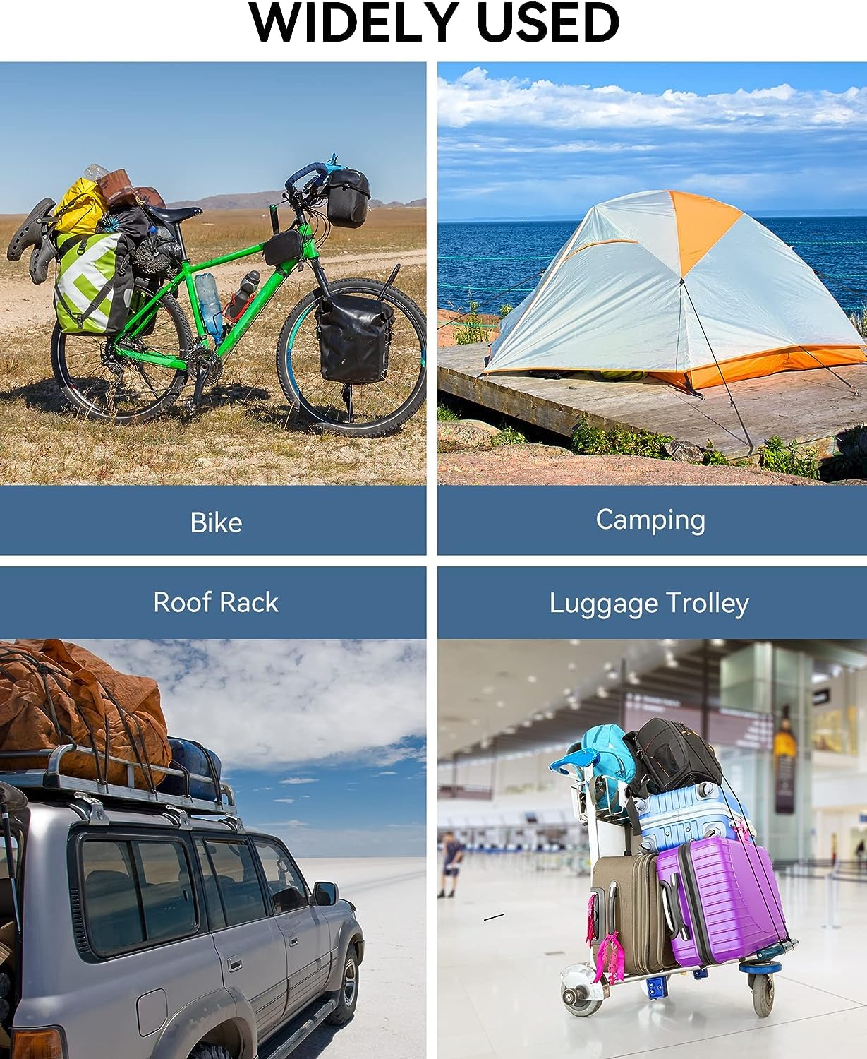 LuckyStraps UV-resistant rubber ensures outdoor longevity and flexible performance.