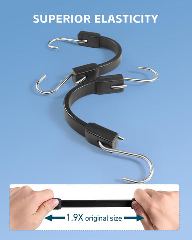 LuckyStraps weatherproof tarp strap withstands outdoor use for camping and cargo tasks.