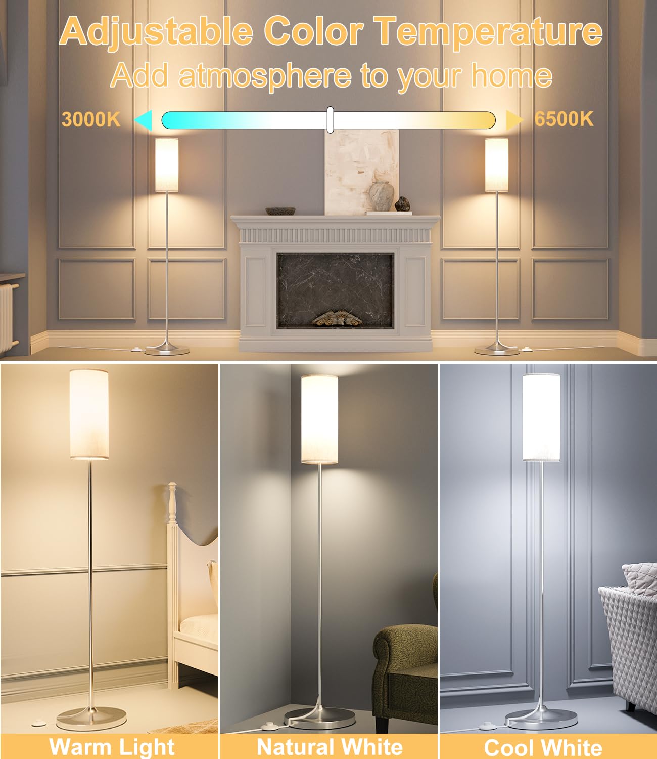Luckystyle 12W LED bulb with adjustable color temperature enhances atmosphere