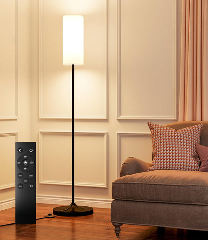 Luckystyle dimmable floor lamp base anchors a tall, steady light for any space