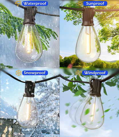 Luckystyle energy-saving LED lighting reduces electricity usage compared to incandescent options.
