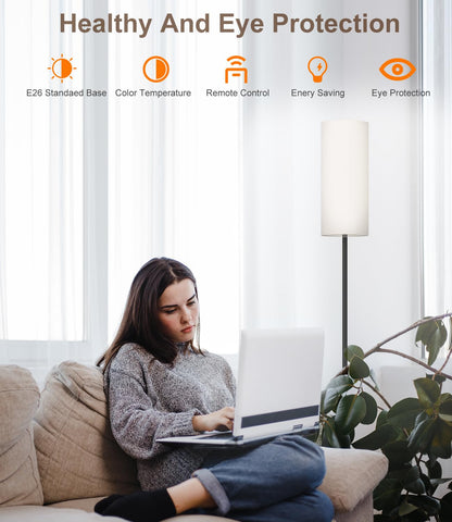 Luckystyle color temperature range 3000K to 6500K for mood and tasks