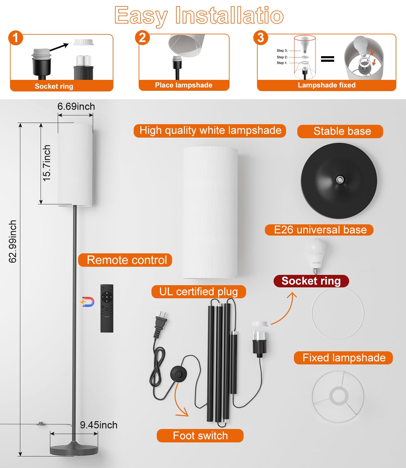 Luckystyle remote control enables lighting adjustments from across the room