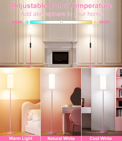 Luckystyle linen shade base delivers soft, glare-free light for bedrooms and lounges.