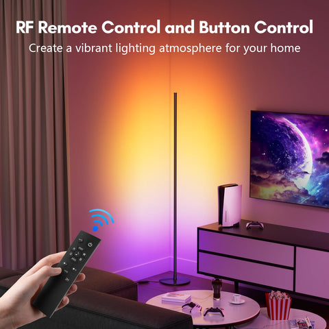 Luckystyle Smart RGB+IC corner lamp segments allow easy height customization.