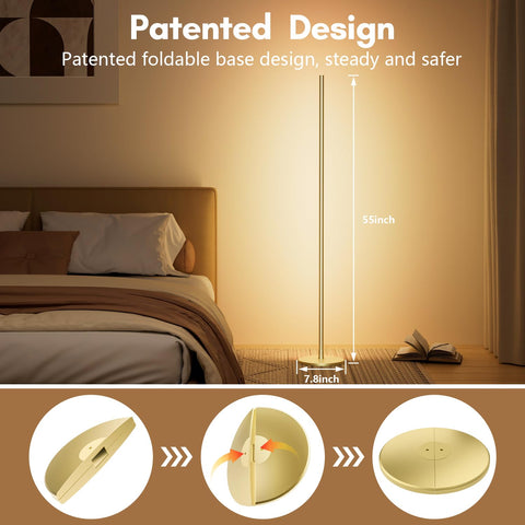 Luckystyle lamp timing function enables automated on off schedules.
