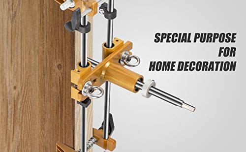 Luckyway drill guide ensuring vertical alignment during mortising
