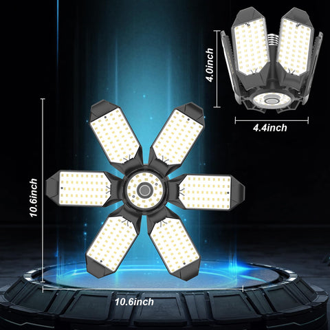 LUCORUSC wide 360° illumination covers large workshop areas.