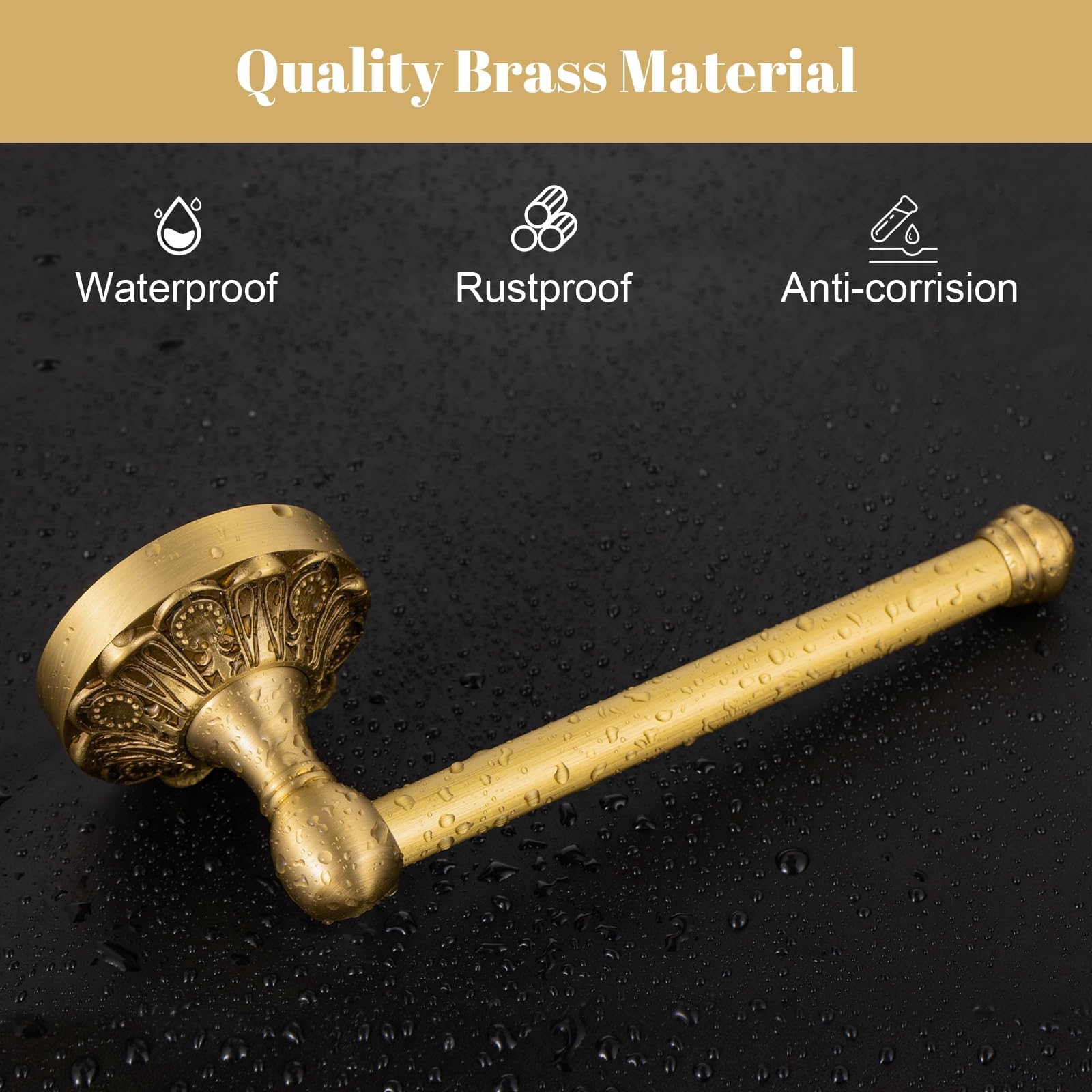 Lucyound stainless steel screws ensure durable wall mounting