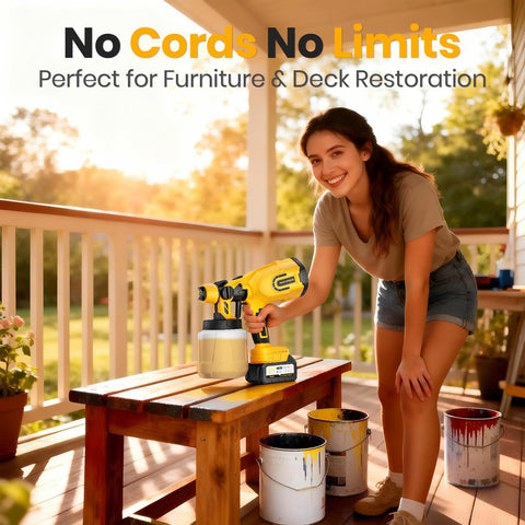 LUDERIGNITE offers horizontal, vertical, and circular spray patterns for versatile surfaces.