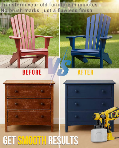 LUDERIGNITE HVLP-style efficiency reduces overspray for cleaner work.