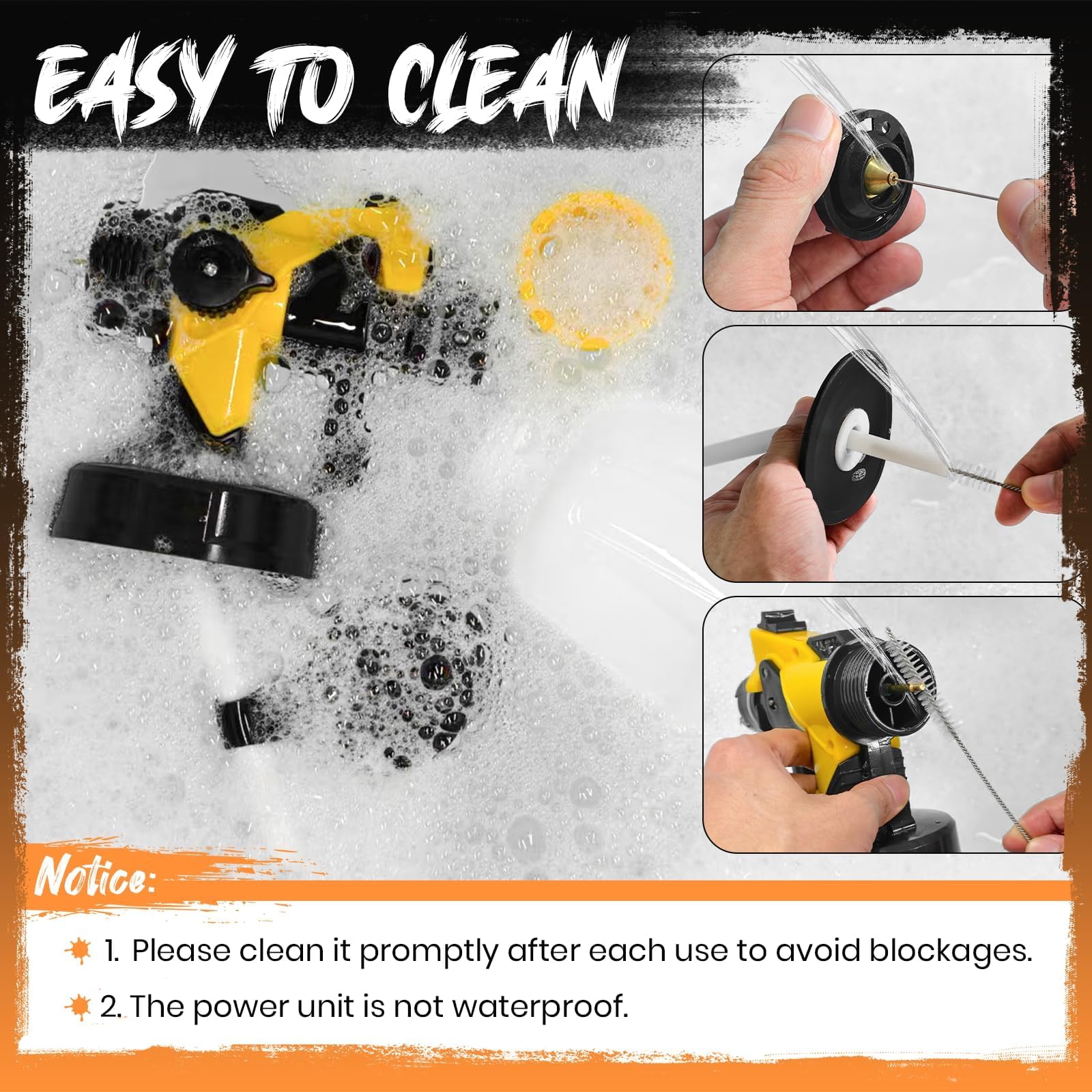 LUDERIGNITE quick-disassembly design makes cleanup fast after use.
